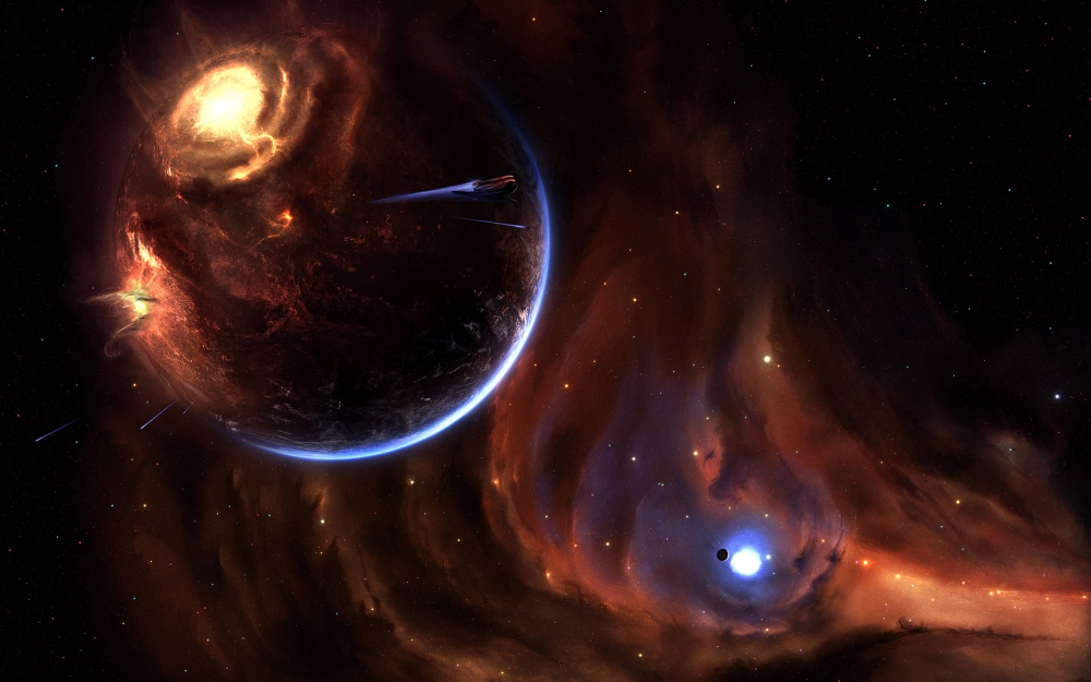 类地球行星电脑桌面