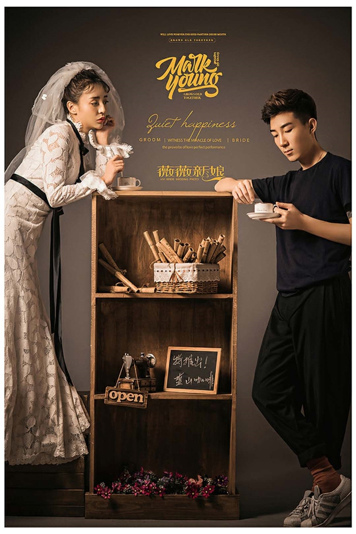 休闲一刻 婚纱照