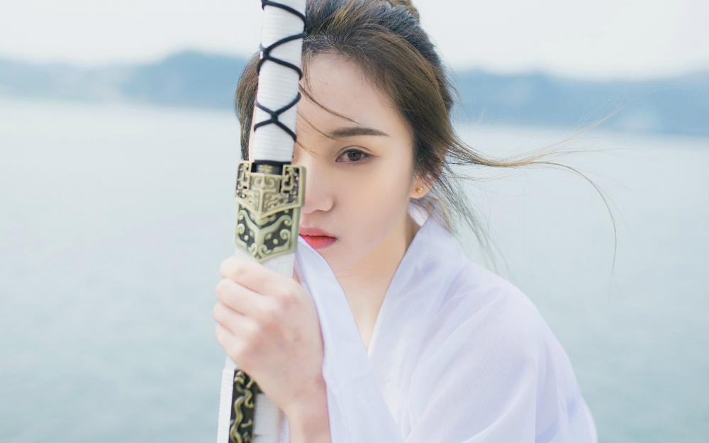 唯美养眼汉服美女写真桌面壁纸下载