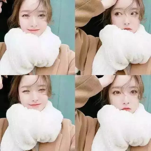 韩国女生教你四宫格拍照法哦。