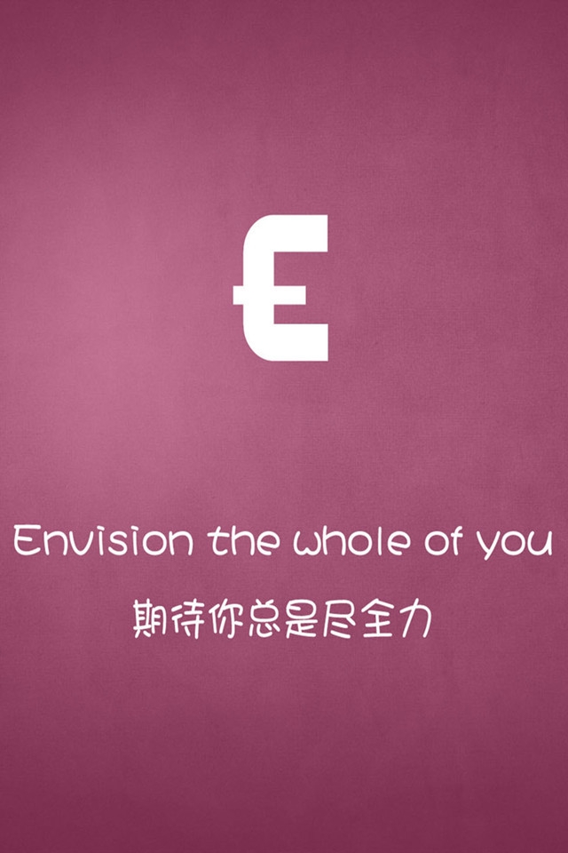 精选糖果色26个字母的爱情诠释手机壁纸下载