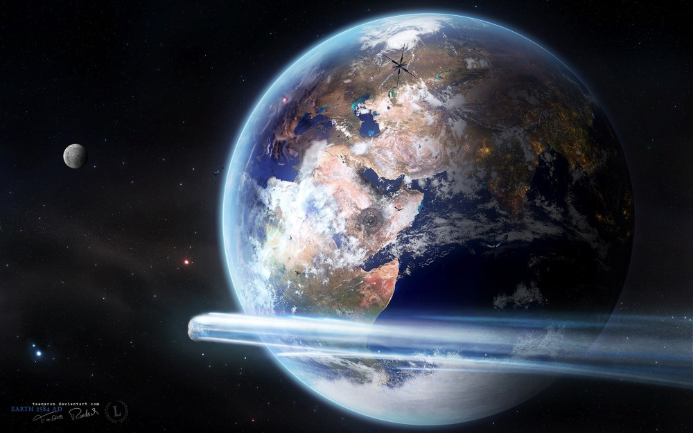 类地球行星电脑桌面