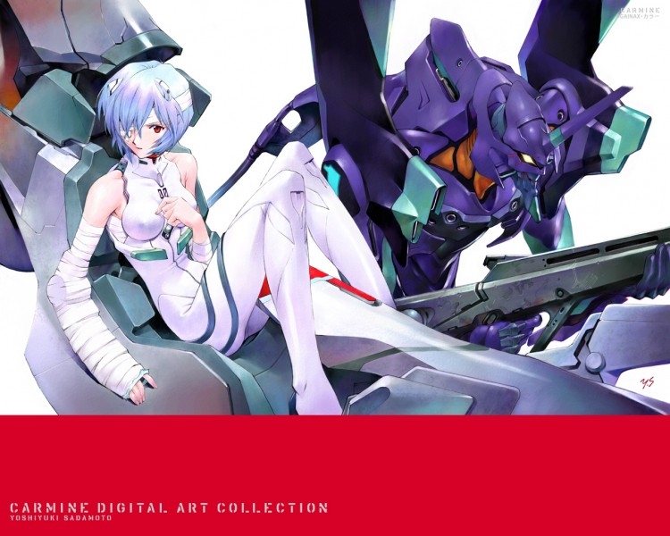 Carmine Digital Art贞本义行漫画桌面壁纸