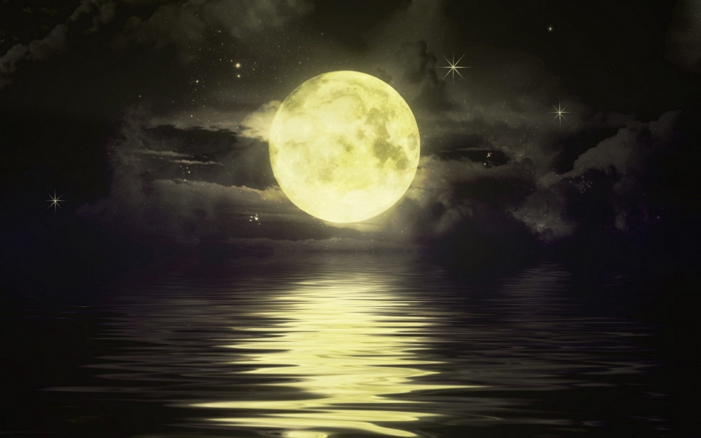 中秋佳节月圆之夜高清电脑壁纸