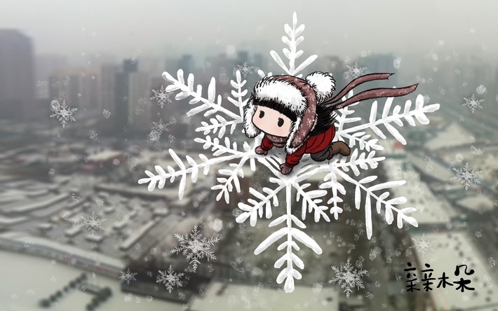 《亲亲木朵》卡通桌面壁纸 第二辑