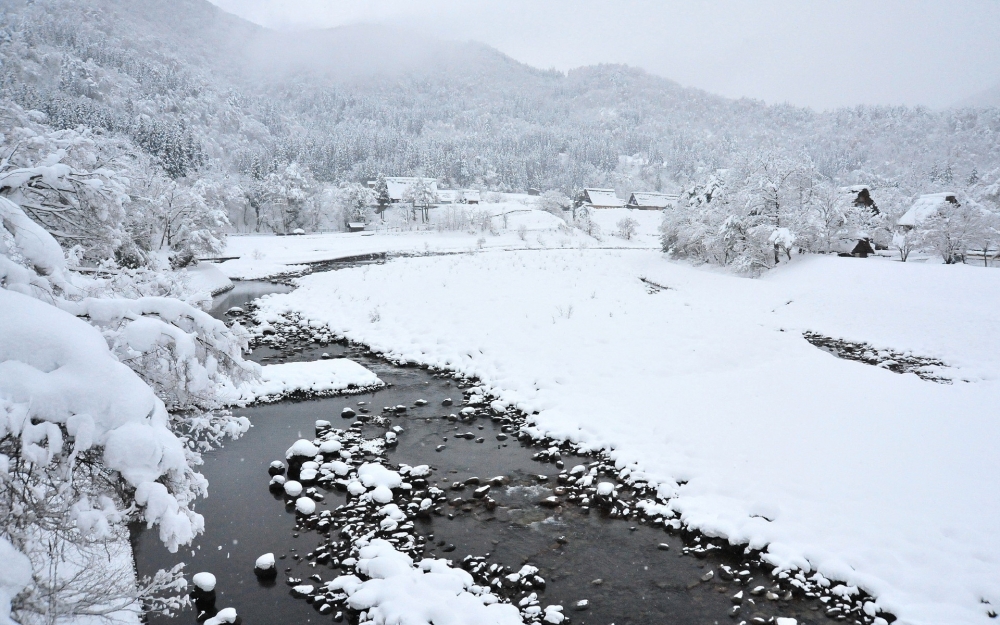 美丽雪景风光壁纸
