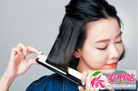 文艺女孩必选蛋卷头教程图解，泡面短发S弯最流行！