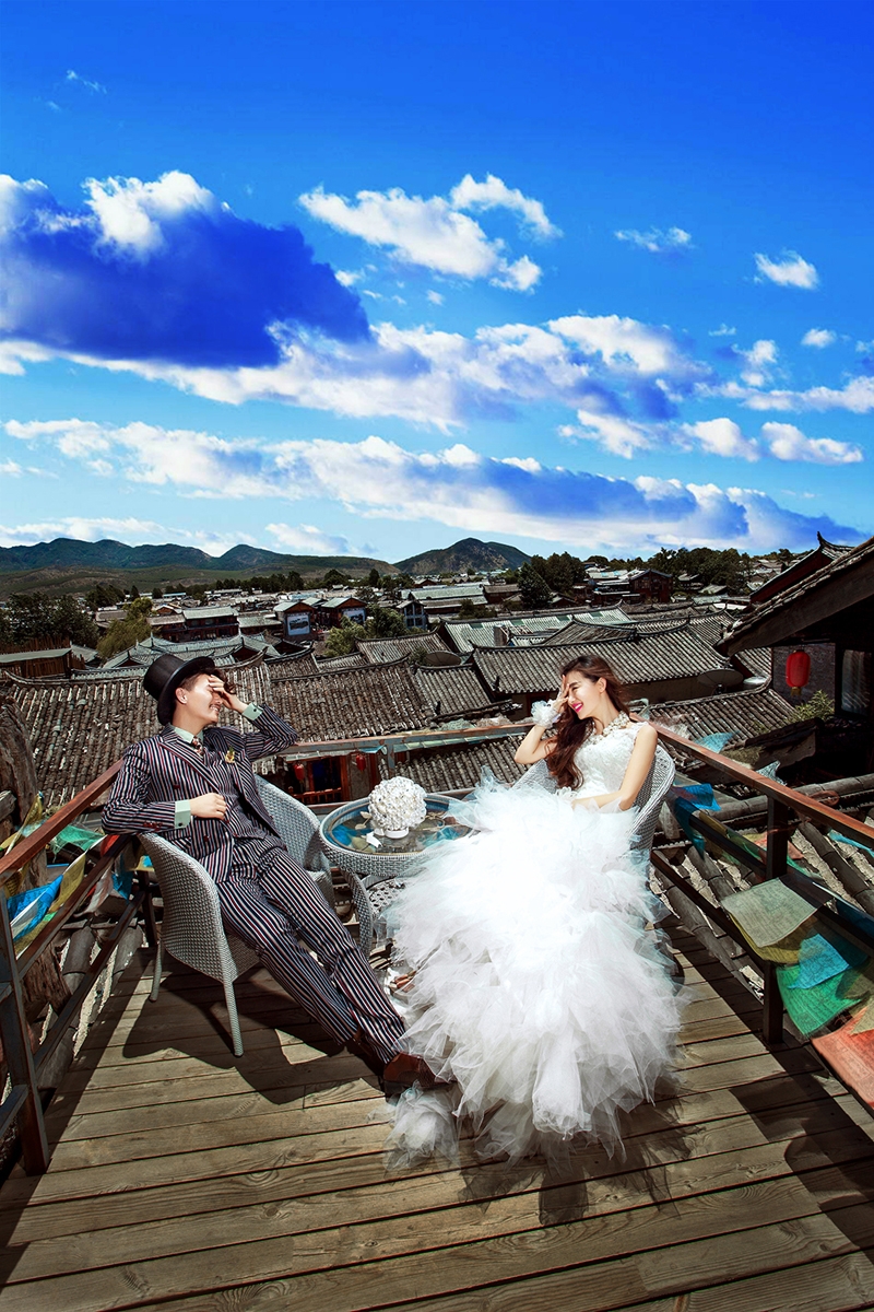 希望带你去丽江 婚纱照