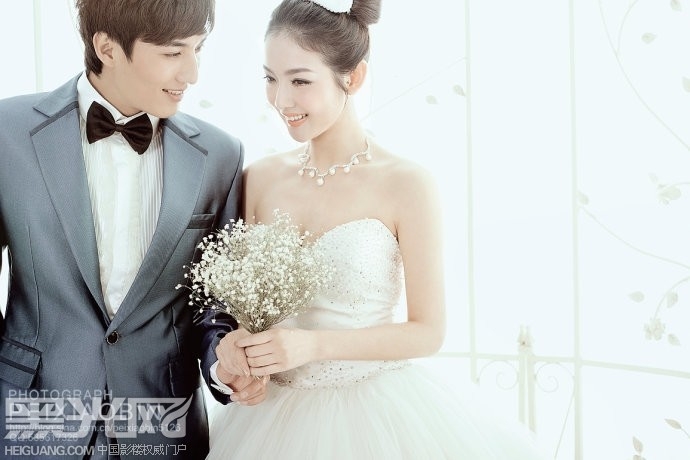 光的羽翼 婚纱照