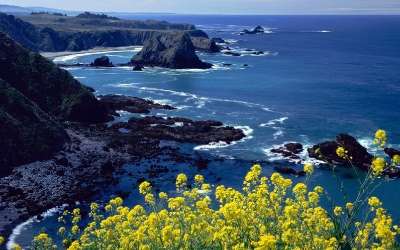 海岛四季唯美自然风景高清壁纸