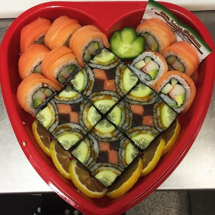 食物也能打码？“马赛克寿司”风靡日本