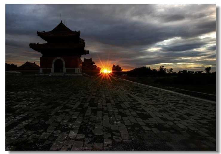 定陵晨曦美丽风景