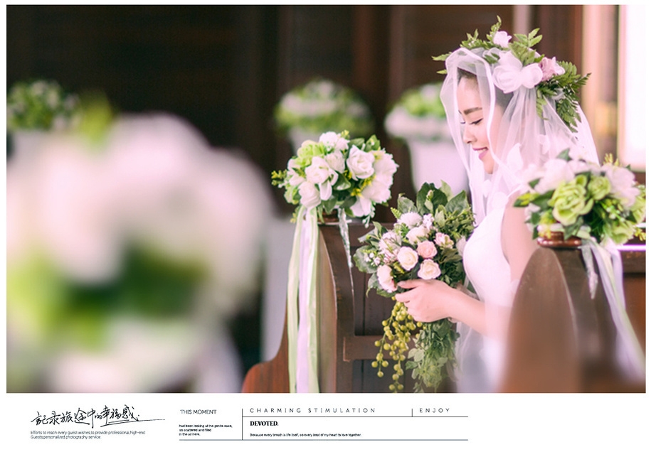 教堂纪实 婚纱照