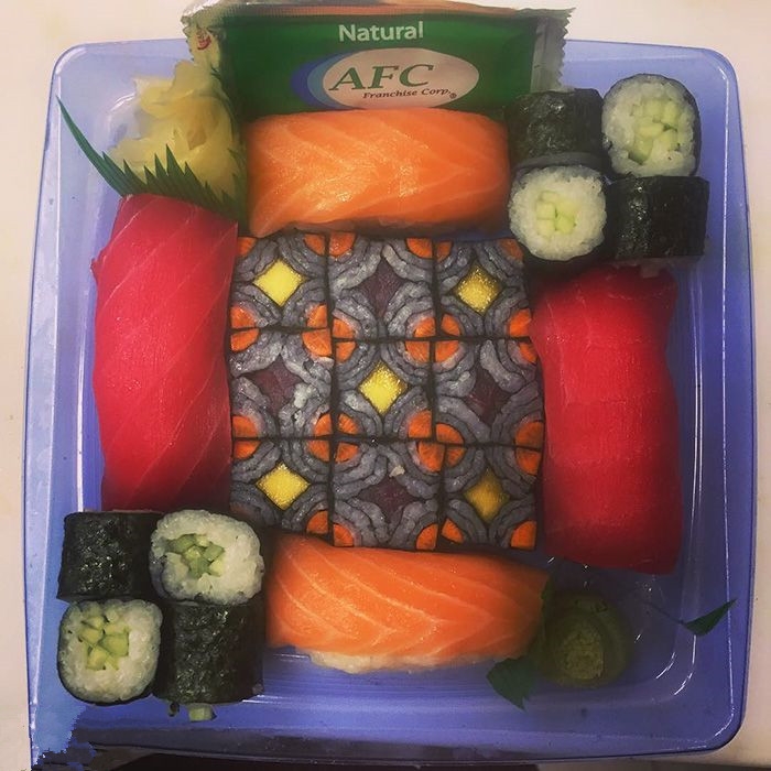 食物也能打码？“马赛克寿司”风靡日本