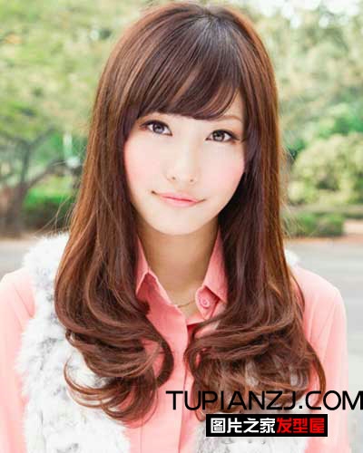 韩式蛋卷头发型图片 让少女甜美可人