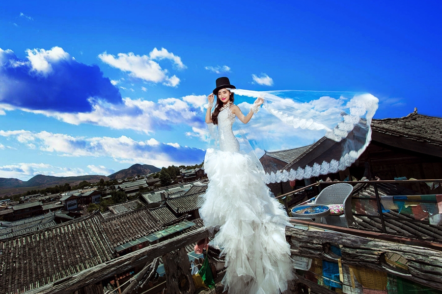 希望带你去丽江 婚纱照