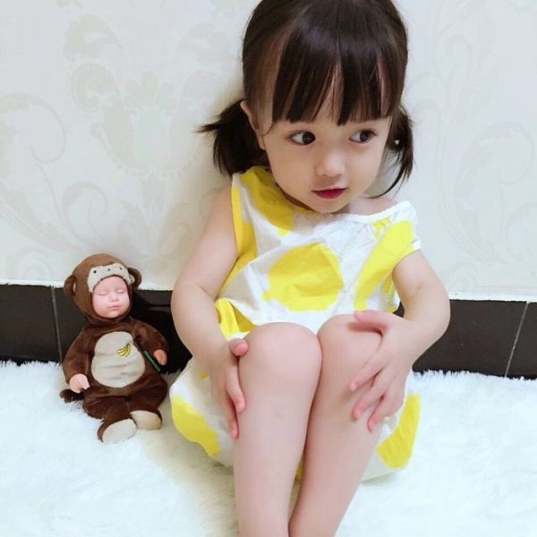 以后要是生个这么可爱的孩子也是知足了