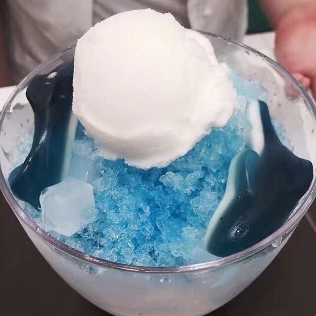 超人气蓝色海豚刨冰