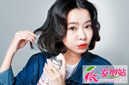 文艺女孩必选蛋卷头教程图解，泡面短发S弯最流行！