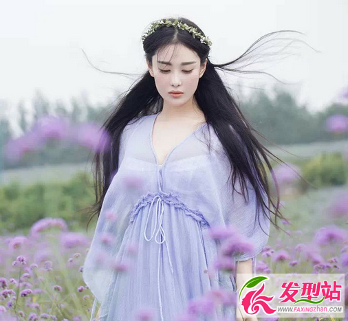 张馨予百变长发 古典仙女长直发最女神！
