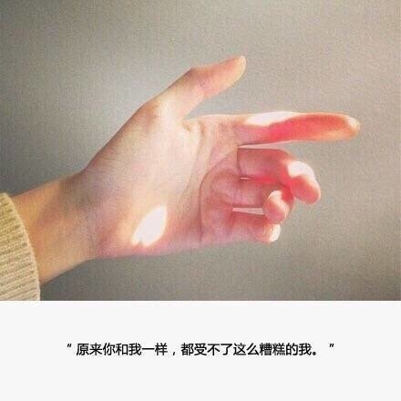 你依仗着我比较爱你，所以你会舍得伤害我