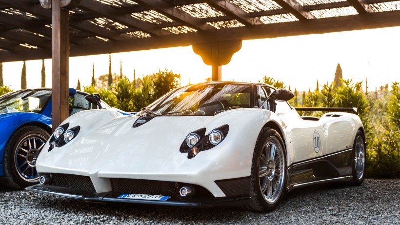 Pagani Zonda F跑车汽车桌面壁纸