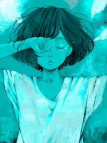 卡通小图 冷色调