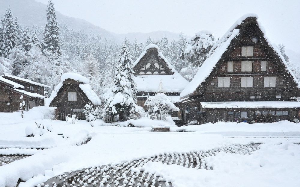 美丽雪景风光壁纸