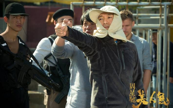 周星驰《美人鱼》拍摄现场剧照壁纸