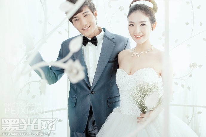 光的羽翼 婚纱照