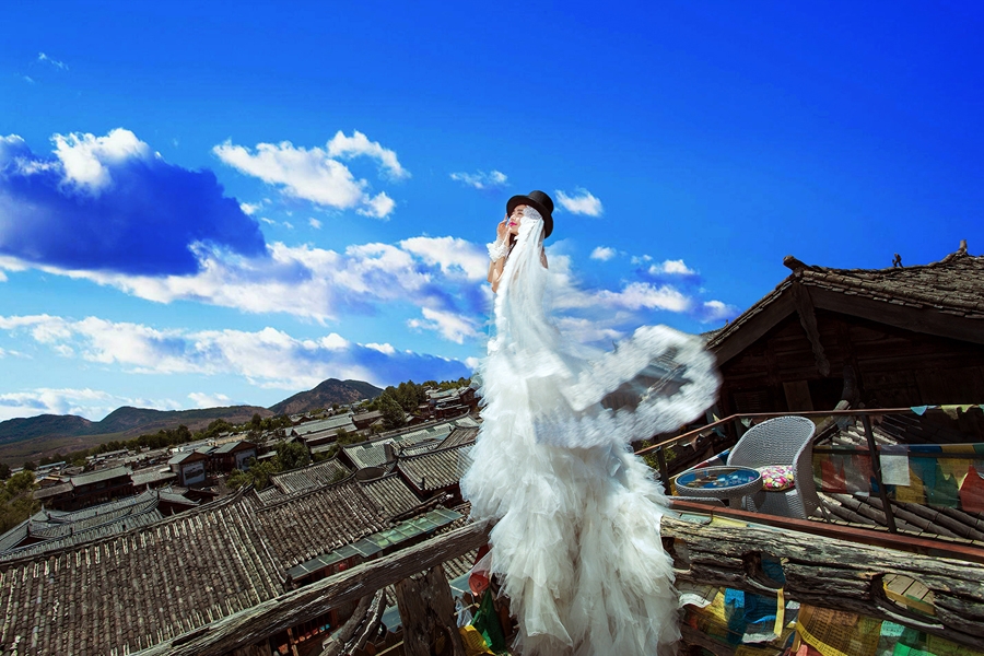 希望带你去丽江 婚纱照