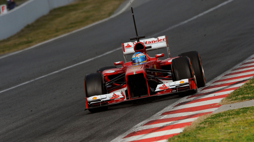 2013年F1大奖赛西班牙站宽屏桌面壁纸