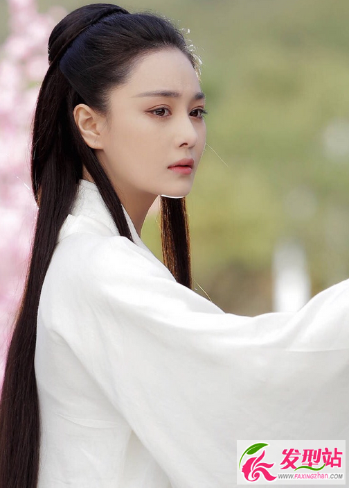 张馨予百变长发 古典仙女长直发最女神！