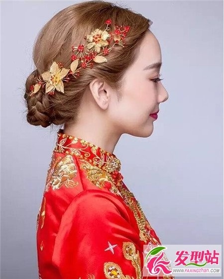 传统中式新娘发型 许你一世浪漫芳华