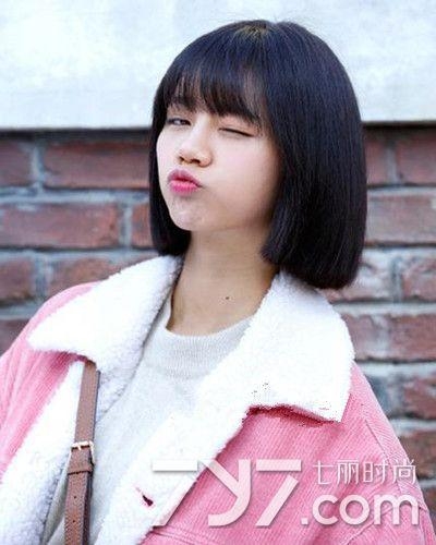 最流行时没女生妹妹头发型 更是大气有日系风味