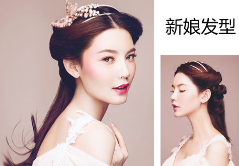 超唯美韩式新娘发型图片 新娘发饰造型优雅甜美