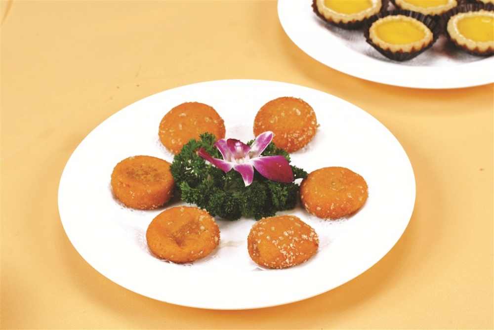 黄金黄瓜饼中式菜品美食素材图片