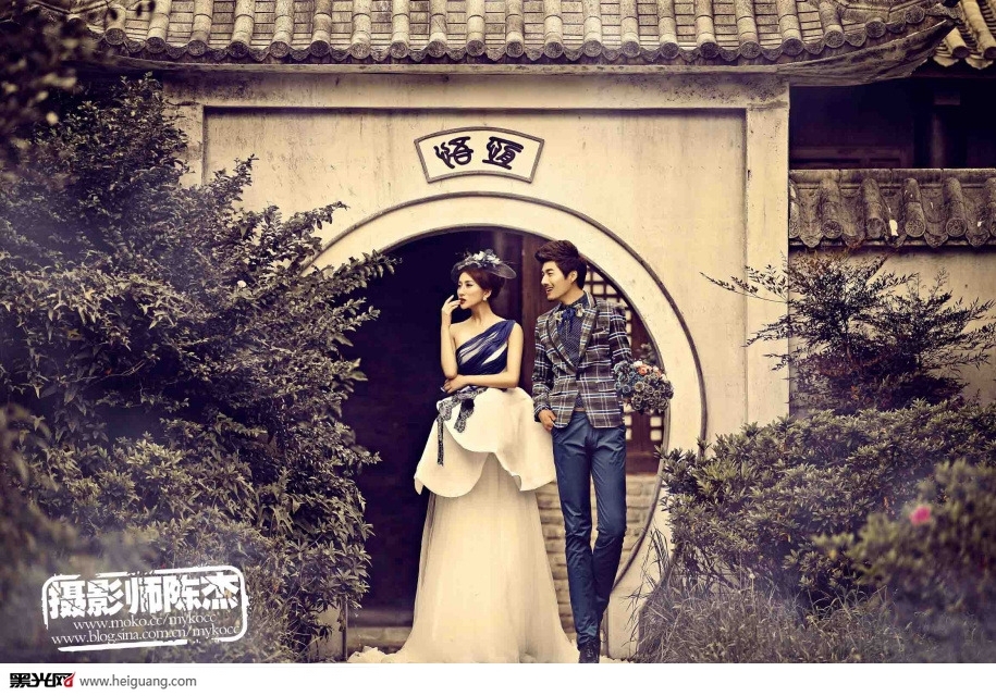 庭落 婚纱照