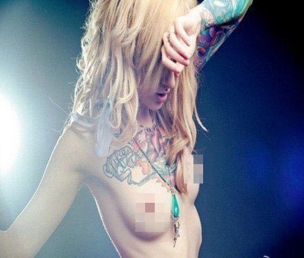 性感的tattoo girl纹身图案