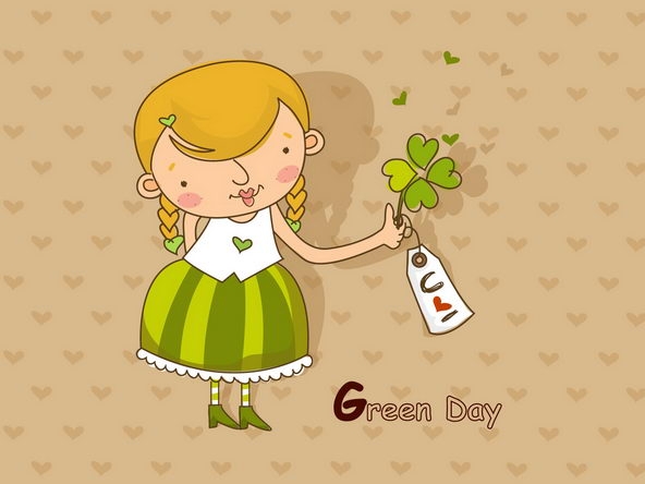 3月14日白色情人节卡通壁纸