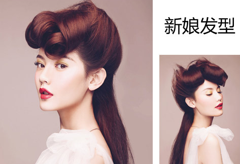 超唯美韩式新娘发型图片 新娘发饰造型优雅甜美