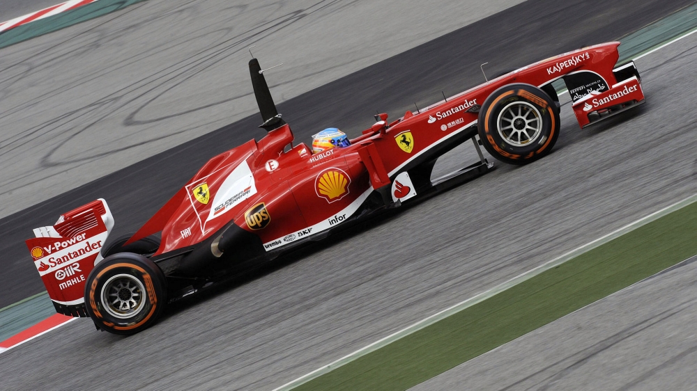 2013年F1大奖赛西班牙站宽屏桌面壁纸