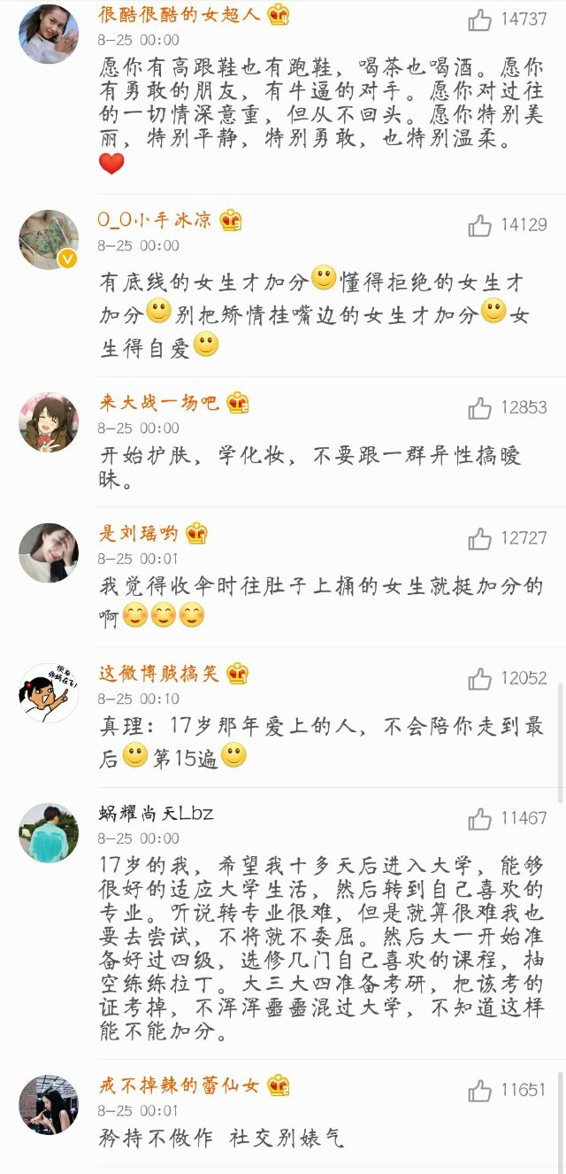 17岁的姑娘做什么会很加分 共勉