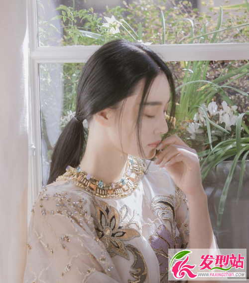 张馨予百变长发 古典仙女长直发最女神！