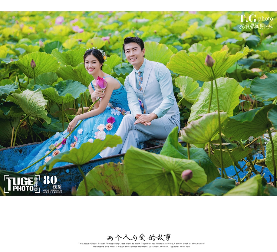 爱的故事 婚纱照