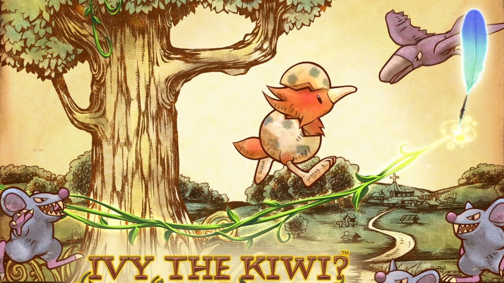 电脑单机冒险类小游戏Ivy the Kiwi桌面壁纸