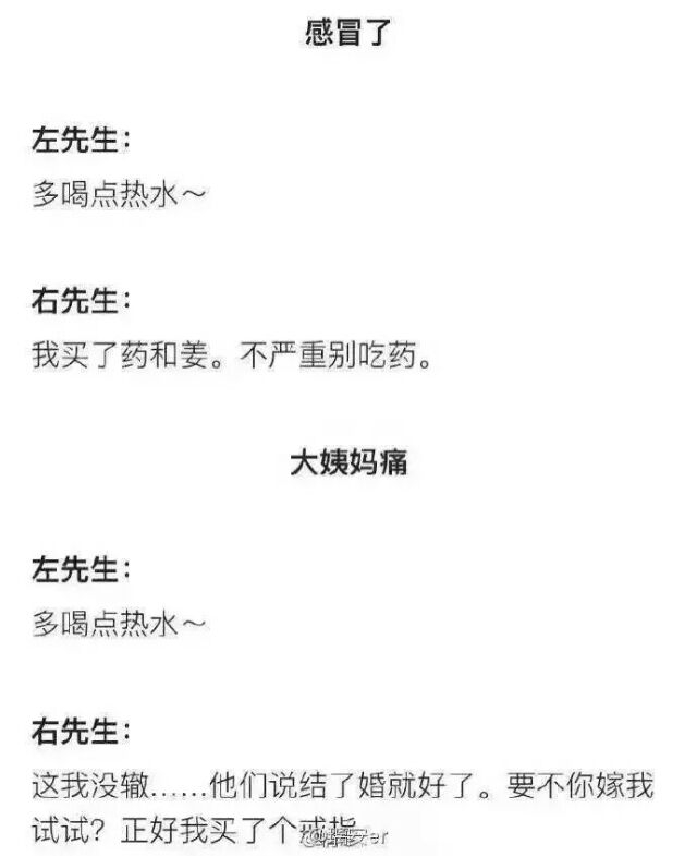 愿你早日找到你的右先生