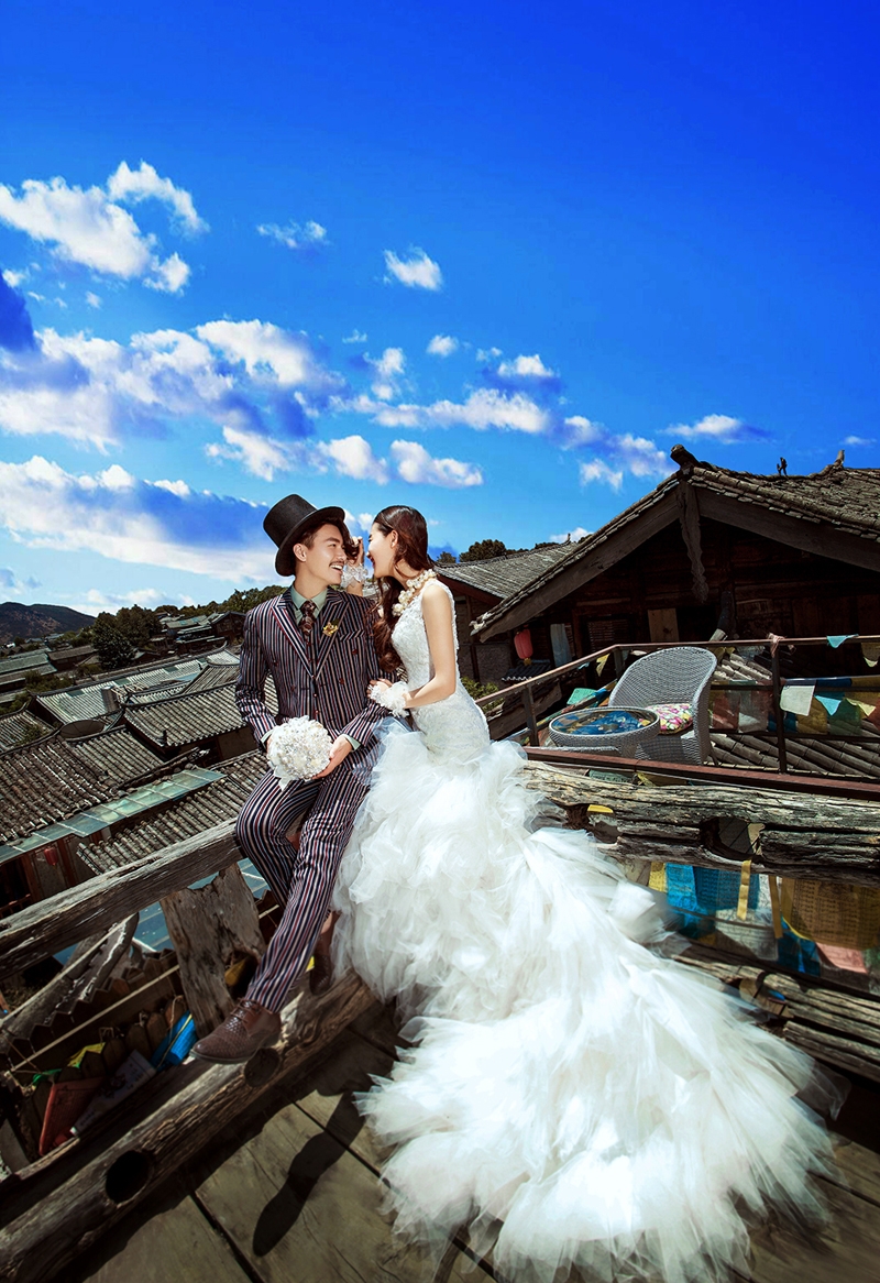 希望带你去丽江 婚纱照