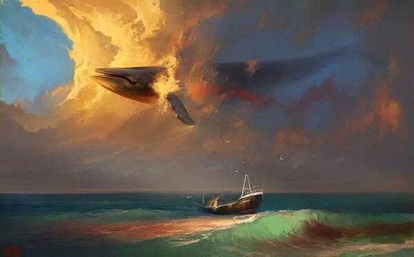 奶茶妹妹：听说 天空可以养鲨鱼