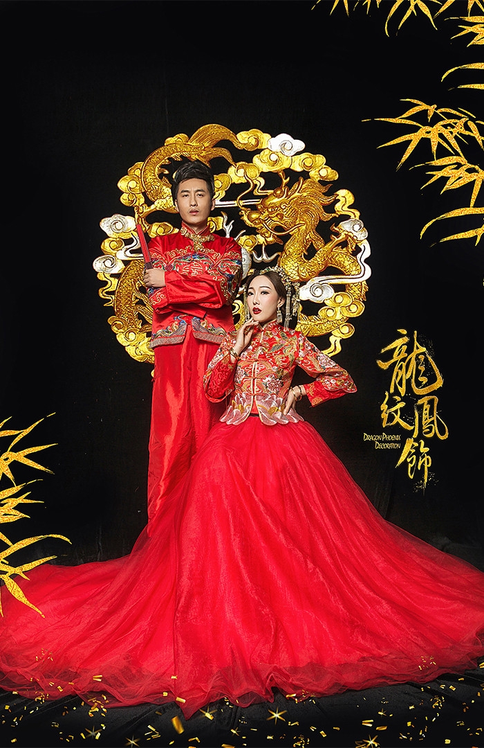 花开富贵 婚纱照